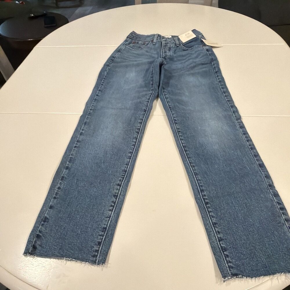 Women's Mid-Rise 80's Slim Fit Jeans - Universal Thread™ Blue 4